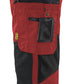 Blaklader Broeken 15551860 rood-zwart(5699)