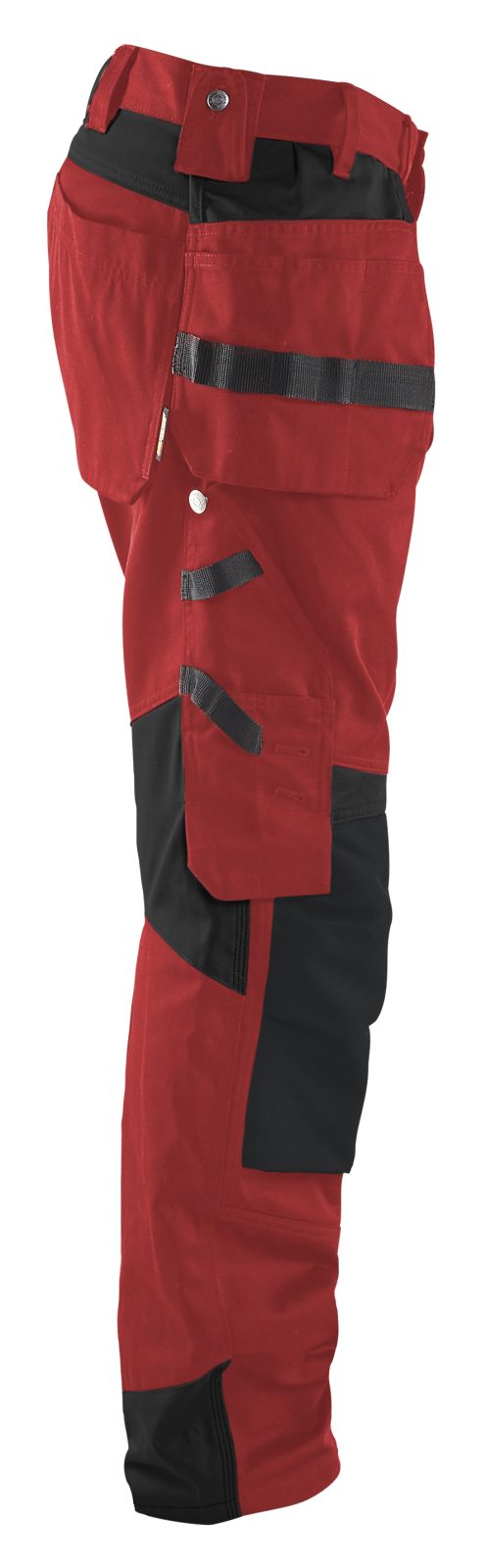 Blaklader Broeken 15551860 rood-zwart(5699)