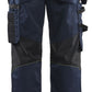 Blaklader Ambacht Werkbroeken 15551860 spijkerzakken stretch kniezakken donker marineblauw-fluo geel(8633)