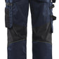 Blaklader Ambacht Werkbroeken 15551860 spijkerzakken stretch kniezakken donker marineblauw-fluo geel(8633)