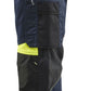 Blaklader Ambacht Werkbroeken 15551860 spijkerzakken stretch kniezakken donker marineblauw-fluo geel(8633)