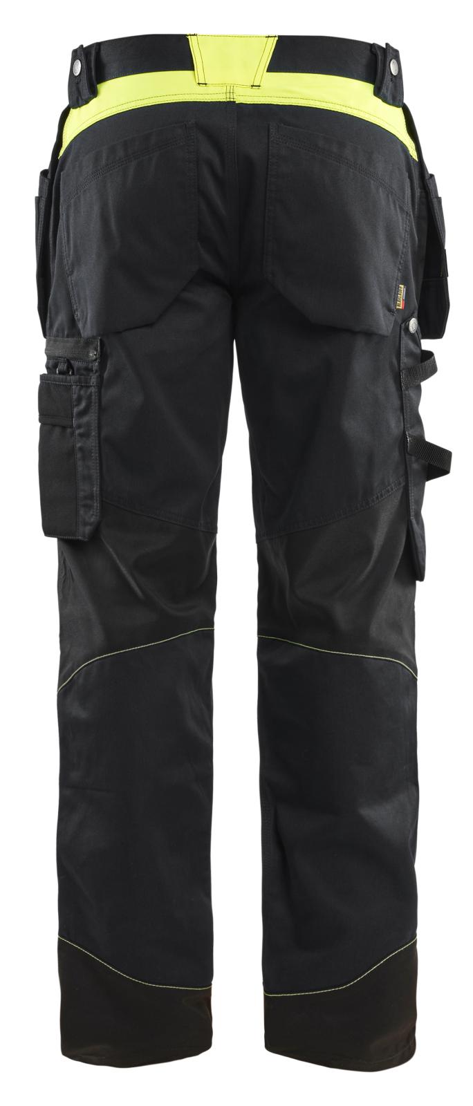 Blaklader Broeken 15551860 zwart-fluo geel(9933)