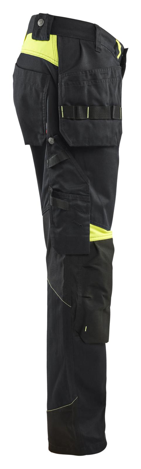 Blaklader Broeken 15551860 zwart-fluo geel(9933)