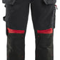 Blaklader Broeken 15551860 zwart-rood(9956)
