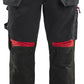 Blaklader Broeken 15551860 zwart-rood(9956)