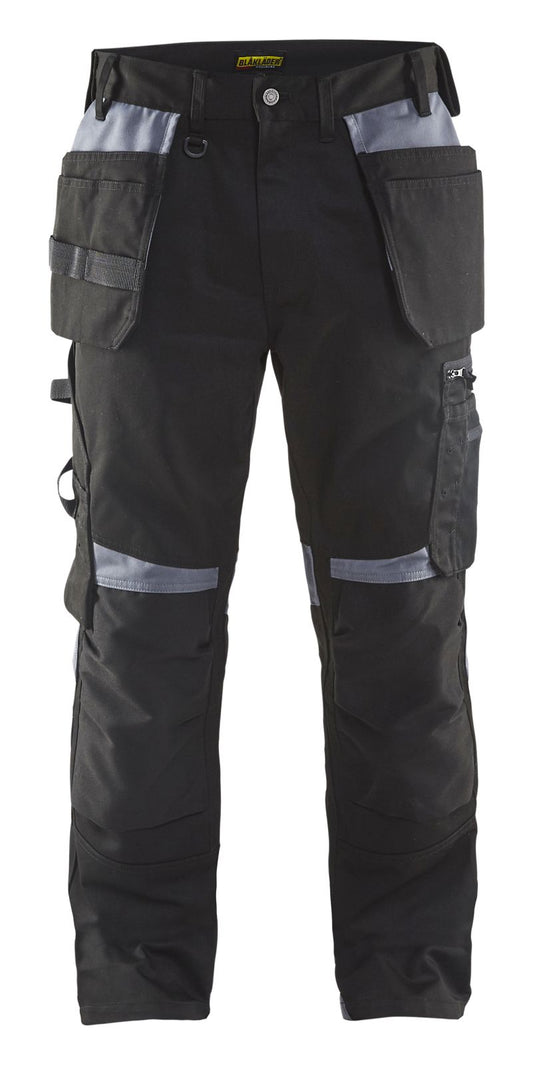 Blaklader Broeken 15551860 zwart-grijs(9994)