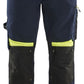 Blaklader Ambacht Werkbroeken 15561860 stretch kniezakken donker marineblauw-fluo geel(8633)