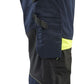 Blaklader Ambacht Werkbroeken 15561860 stretch kniezakken donker marineblauw-fluo geel(8633)