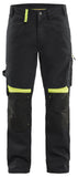 Blaklader Werkbroeken 15561860 zwart-fluo geel(9933)