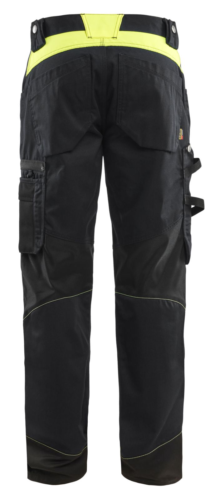 Blaklader Werkbroeken 15561860 zwart-fluo geel(9933)