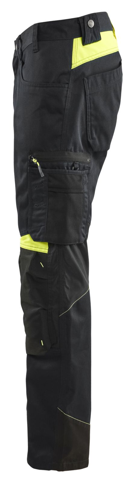 Blaklader Werkbroeken 15561860 zwart-fluo geel(9933)