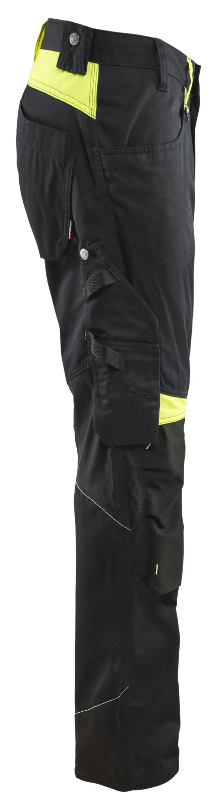 Blaklader Werkbroeken 15561860 zwart-fluo geel(9933)