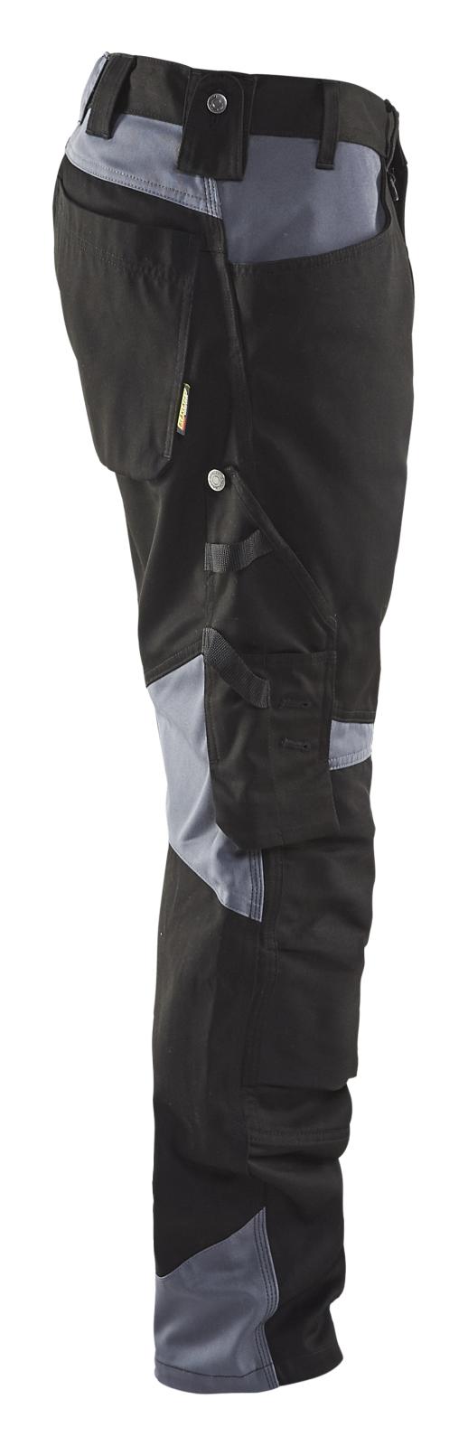 Blaklader Broeken 15561860 zwart-grijs(9994)