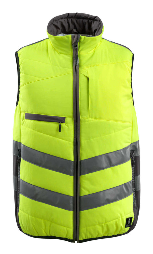 Mascot Safe Supreme Bodywarmers 15565-249 Grimsby fluo geel-donker antracietgrijs(1718)