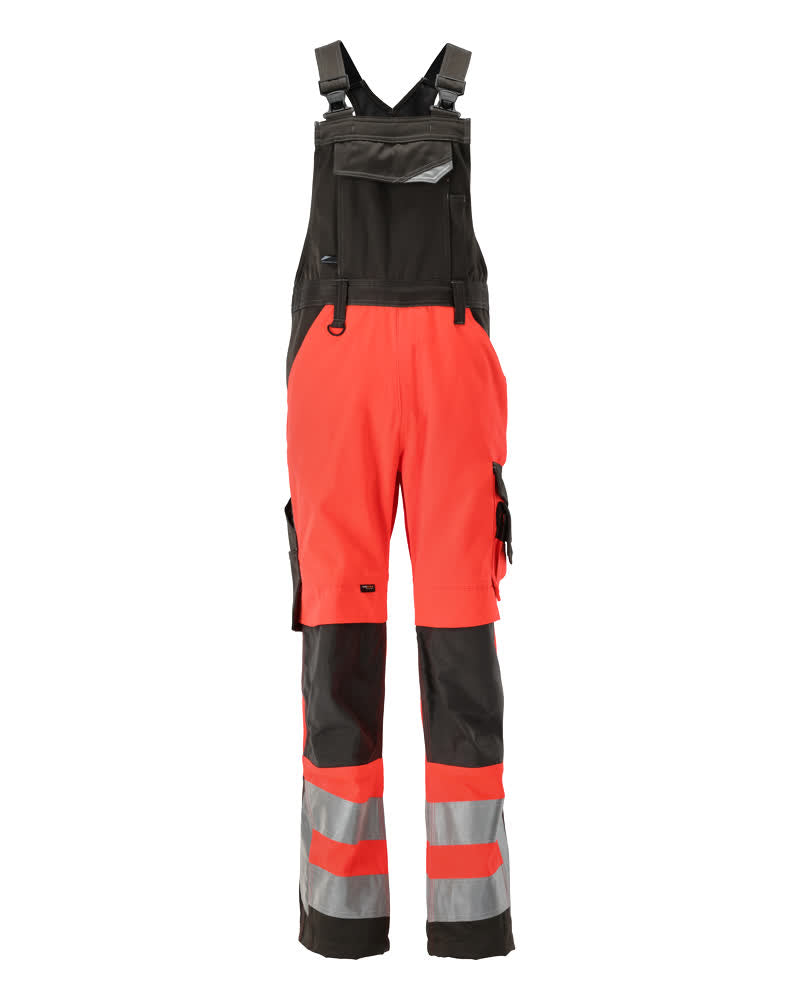 Mascot Safe Supreme Am. Overalls 15569-860 Newcastle fluo rood-donker antracietgrijs(22218)