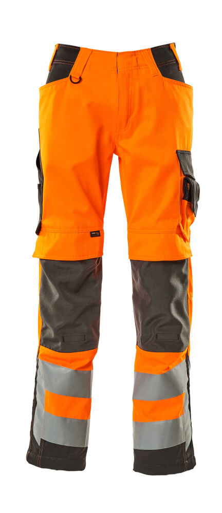 Mascot Safe Supreme Broeken 15579-860 Kendal fluo oranje-donker antracietgrijs(1418)