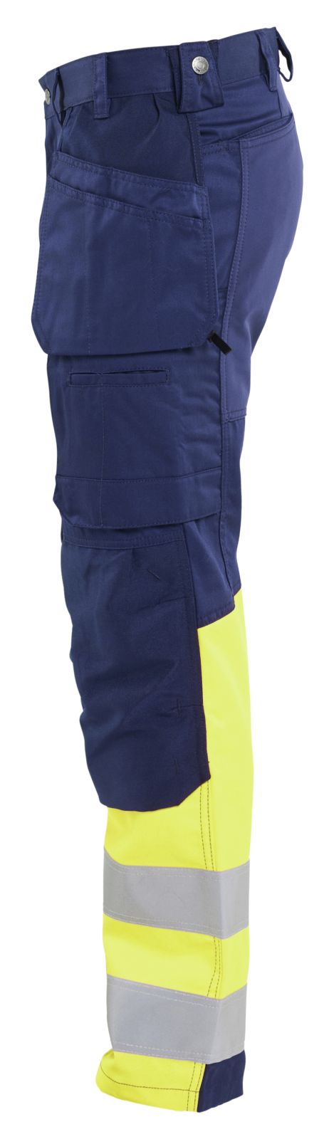 Blaklader Broeken 15581811 HiVis marineblauw-fluo geel(8933)