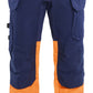 Blaklader Broeken 15581811 HiVis marineblauw- fluo oranje(8953)