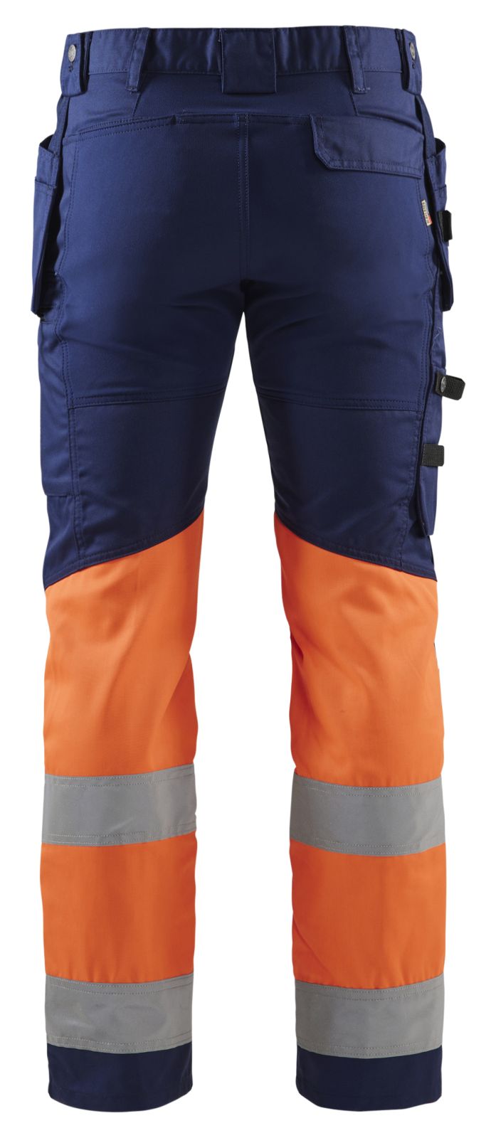 Blaklader Broeken 15581811 HiVis marineblauw- fluo oranje(8953)