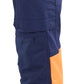 Blaklader Broeken 15581811 HiVis marineblauw- fluo oranje(8953)