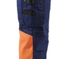 Blaklader Broeken 15581811 HiVis marineblauw- fluo oranje(8953)