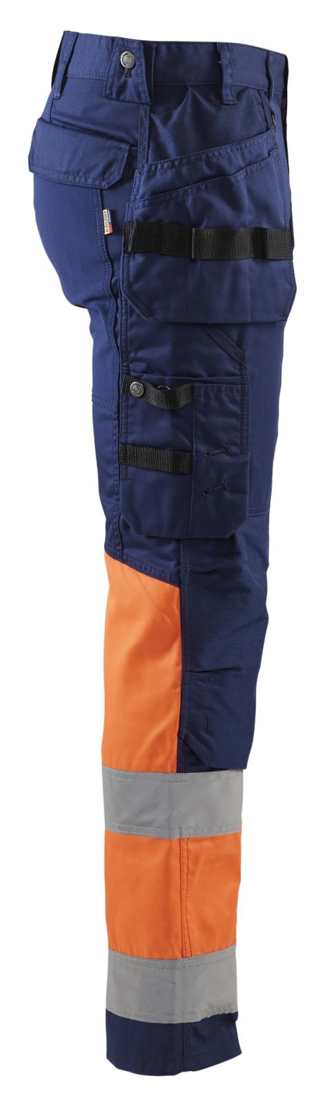 Blaklader Broeken 15581811 HiVis marineblauw- fluo oranje(8953)