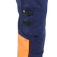 Blaklader Broeken 15581811 HiVis marineblauw- fluo oranje(8953)