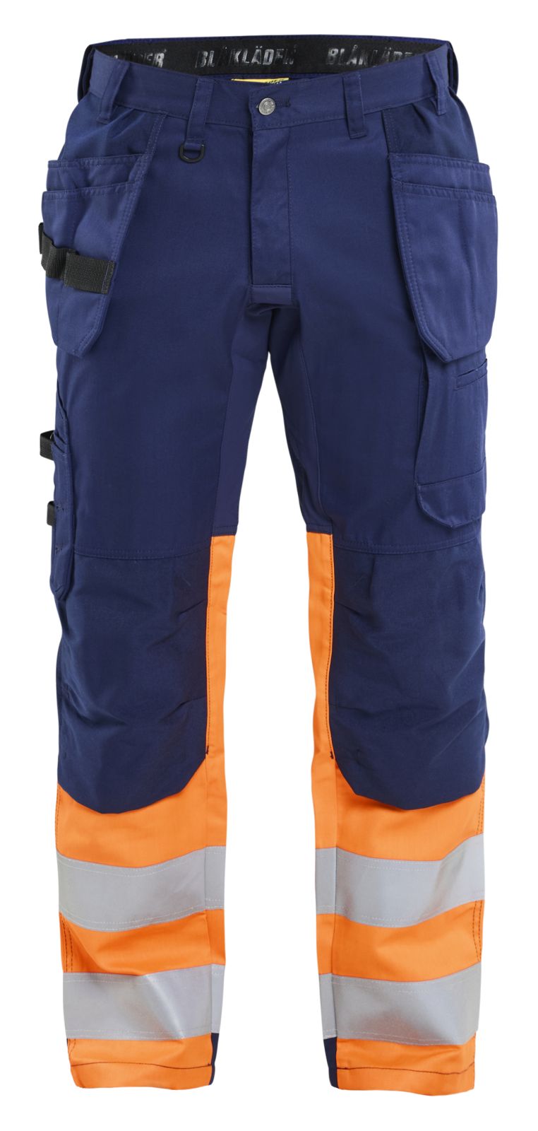 Blaklader Broeken 15581811 HiVis marineblauw- fluo oranje(8953)