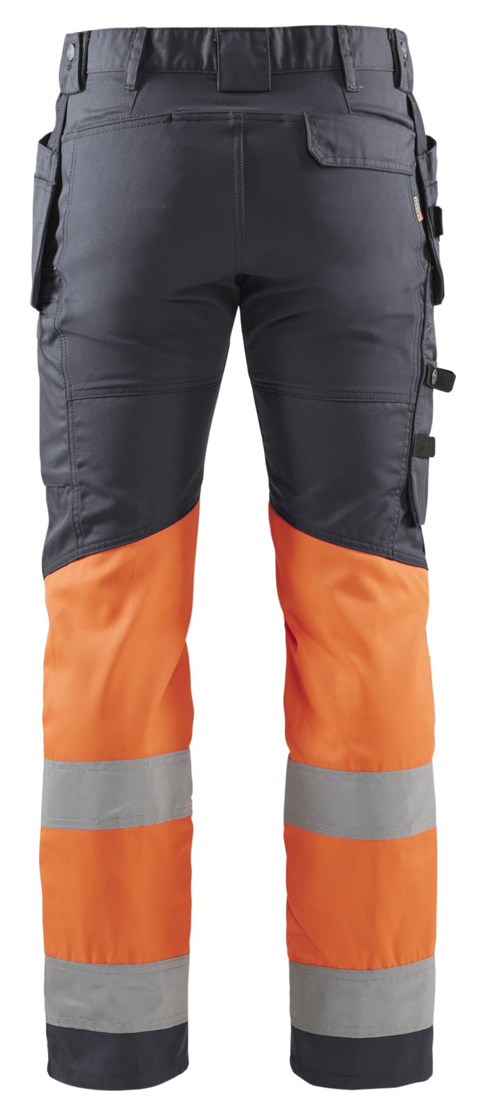 Blaklader Werkbroeken 15581811 middelgrijs-fluo-oranje(9653)