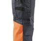 Blaklader Werkbroeken 15581811 middelgrijs-fluo-oranje(9653)