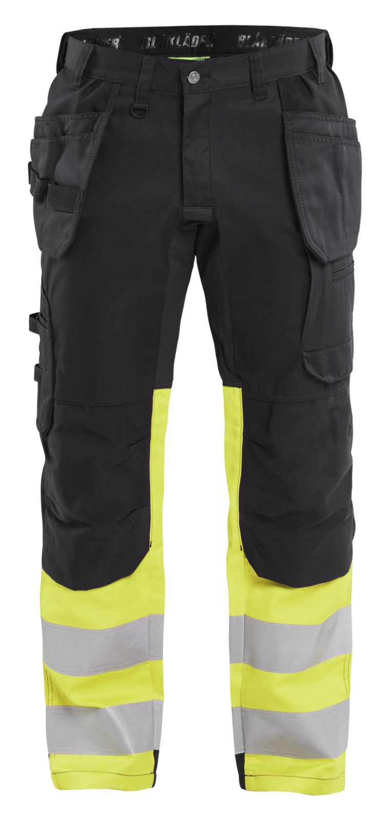 Blaklader Broeken 15581811 HiVis zwart-fluo geel(9933)