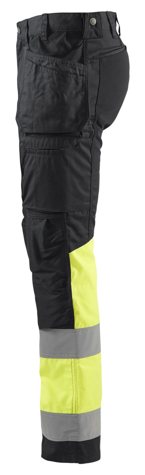 Blaklader Broeken 15581811 HiVis zwart-fluo geel(9933)