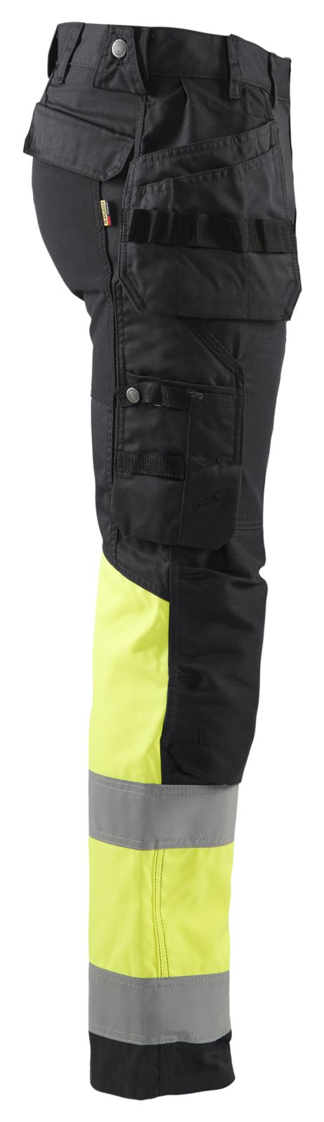 Blaklader Broeken 15581811 HiVis zwart-fluo geel(9933)