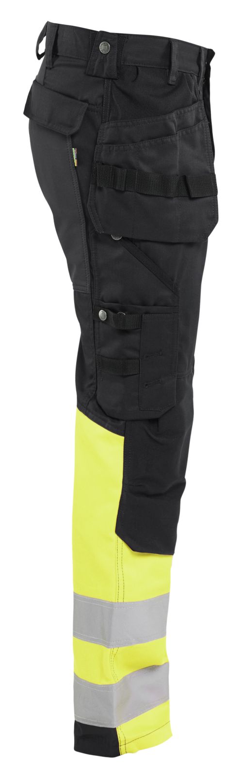 Blaklader Broeken 15581811 HiVis zwart-fluo geel(9933)