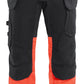 Blaklader Broeken 15581811 HiVis zwart-fluo rood(9955)