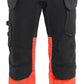Blaklader Broeken 15581811 HiVis zwart-fluo rood(9955)