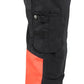 Blaklader Broeken 15581811 HiVis zwart-fluo rood(9955)