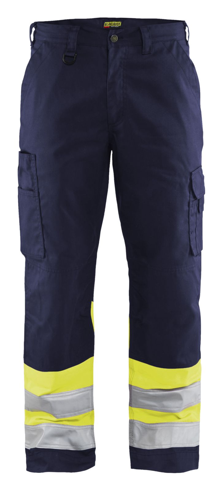 Blaklader Broeken 15641811 HiVis marineblauw-fluo geel(8933)