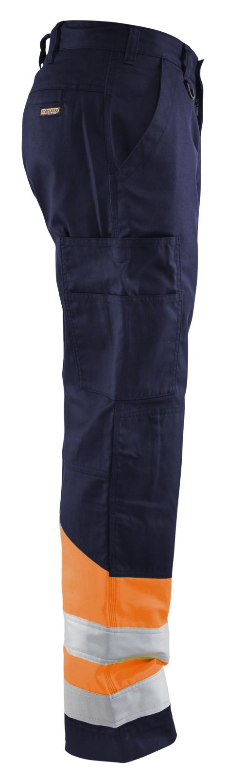 Blaklader Broeken 15641811 HiVis marineblauw-fluo oranje(8953)