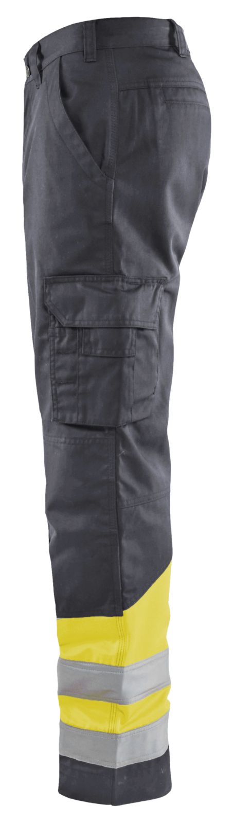 Blaklader Broeken 15641811 HiVis middelgrijs-fluo geel(9633)