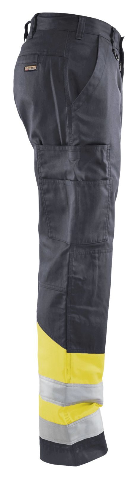 Blaklader Broeken 15641811 HiVis middelgrijs-fluo geel(9633)