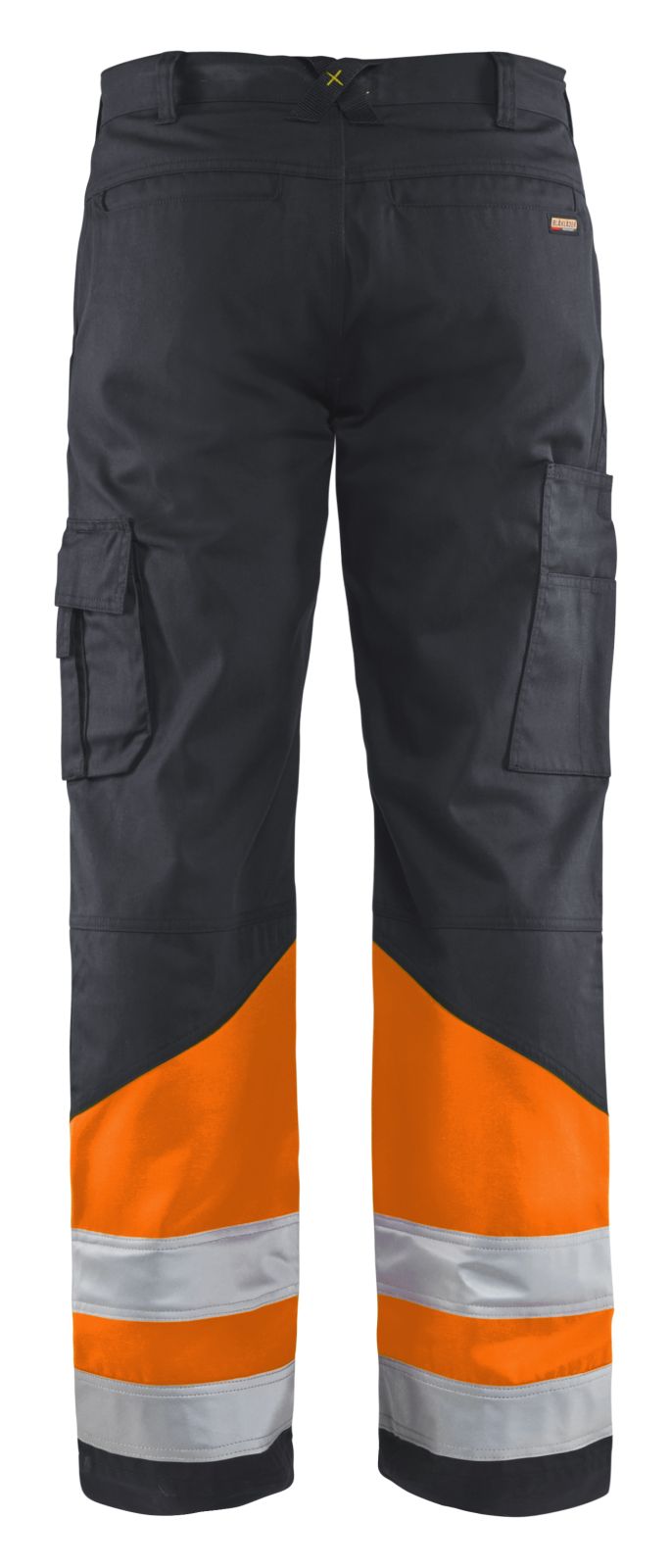 Blaklader Werkbroeken 15641811 middelgrijs-fluo-oranje(9653)