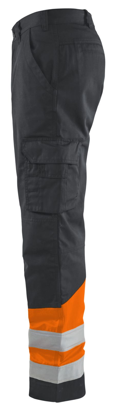 Blaklader Werkbroeken 15641811 middelgrijs-fluo-oranje(9653)