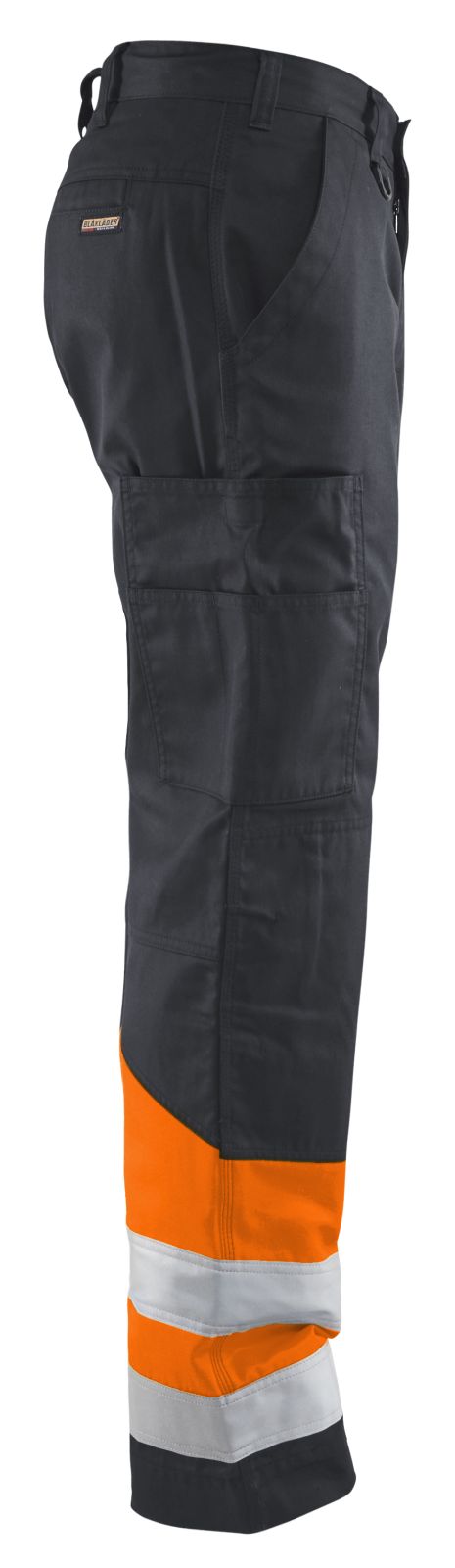 Blaklader Werkbroeken 15641811 middelgrijs-fluo-oranje(9653)