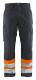 Blaklader Werkbroeken 15641811 middelgrijs-fluo-oranje(9653)
