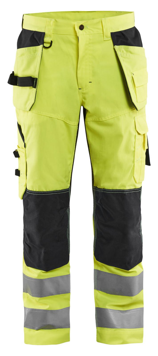 Blaklader Broeken 15651811 HiVis fluo geel-zwart(3399)
