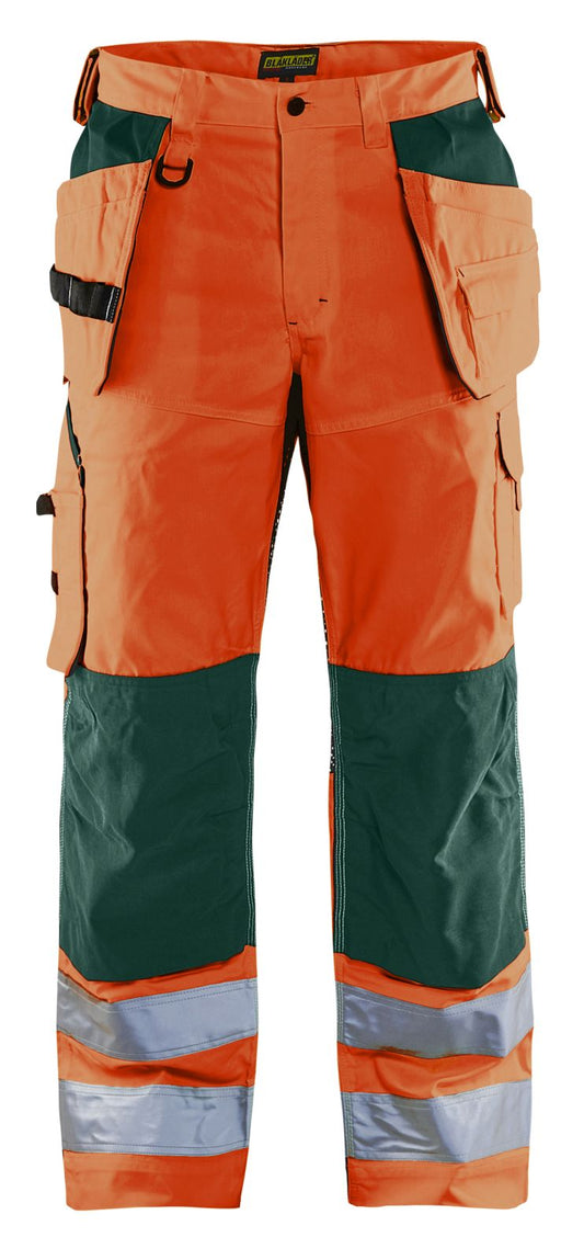 Blaklader Broeken 15651811 HiVis fluo oranje-groen(5349)