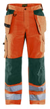 Blaklader Broeken 15651811 HiVis fluo oranje-groen(5349)