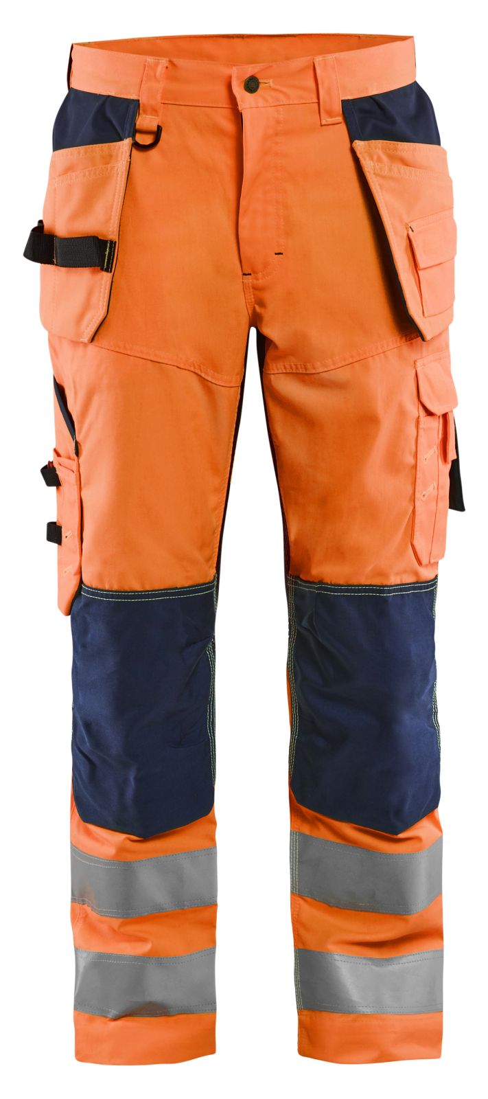 Blaklader Broeken 15651811 HiVis fluo oranje-marineblauw(5389)