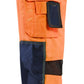 Blaklader Broeken 15651811 HiVis fluo oranje-marineblauw(5389)